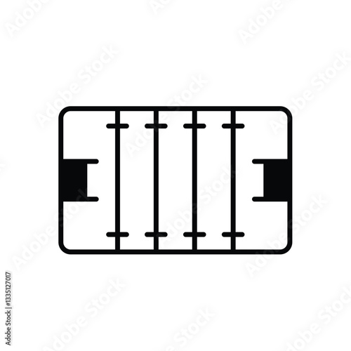 Pitch Vector icon