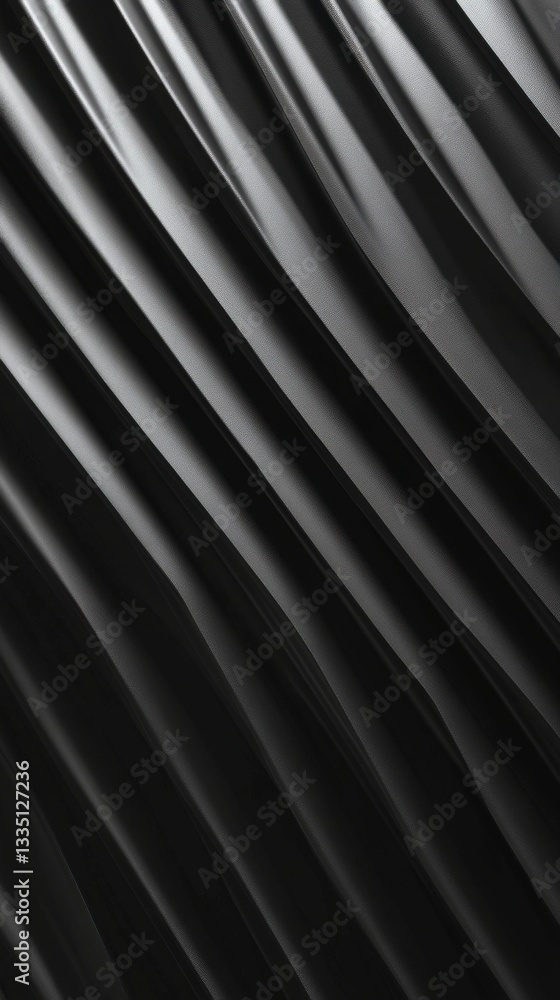 Fototapeta premium Abstract Black and White Diagonal Lines: A Modern Graphic Design