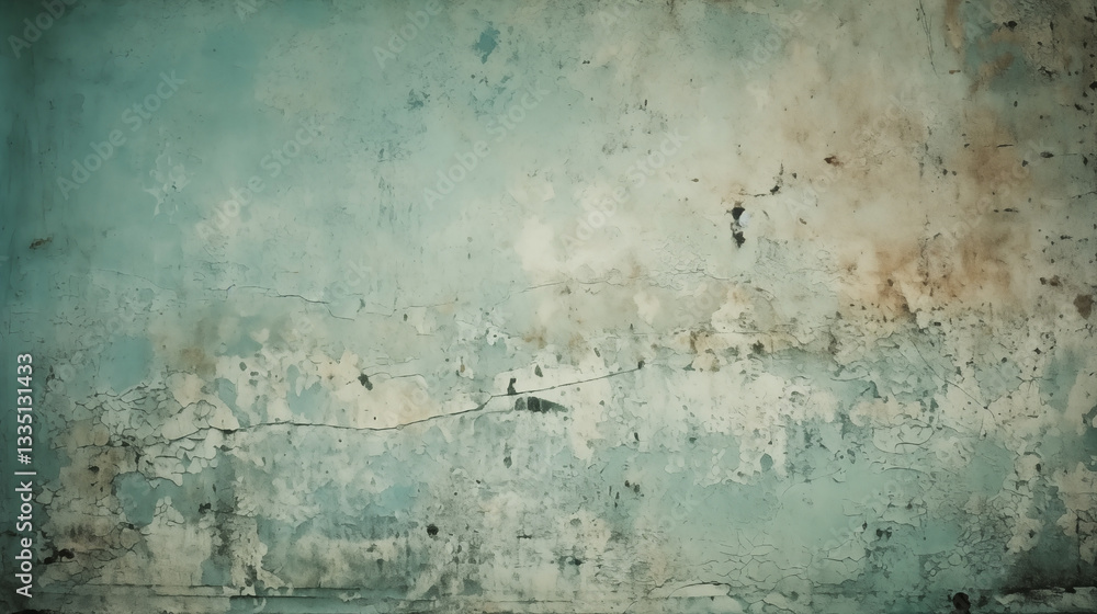 Obraz premium Exploring the beauty of grunge texture in a weathered paint background