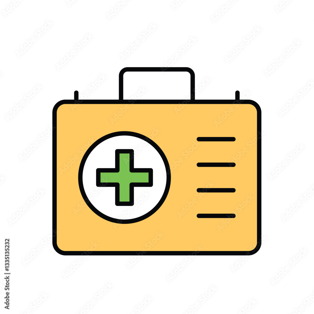 Obraz premium First Aid Kit Vector icon