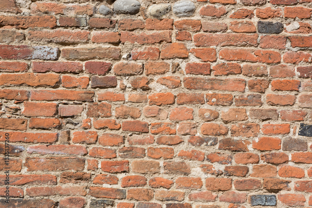 Fototapeta premium Old brick wall background