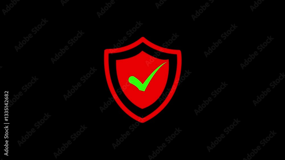 security shield with check mark animation animated outline icon with alpha channel. shield with tick 100% Security icon Shield with check mark icon isolated. security shield with check mark animation animated outline icon with alpha channel. shield with tick 100% Security icon Shield with check mark icon isolated.