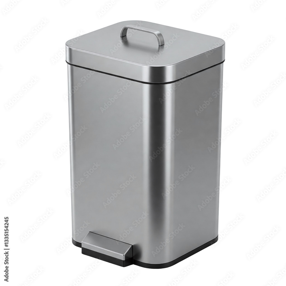 Trash can isolated on transparent background Trash can isolated on transparent background