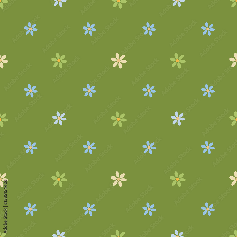 Seamless pattern with small flowers Seamless pattern with small flowers