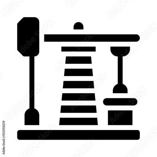 oilfield glyph icon
