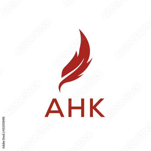 AHK CSS creative minimalist letter logo.