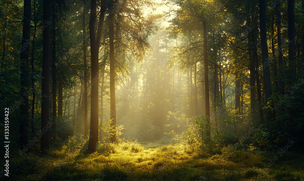 Celebrating world environment day embracing nature's beauty in a serene forest setting captured in a lush green environment Celebrating world environment day embracing nature's beauty in a serene forest setting captured in a lush green environment