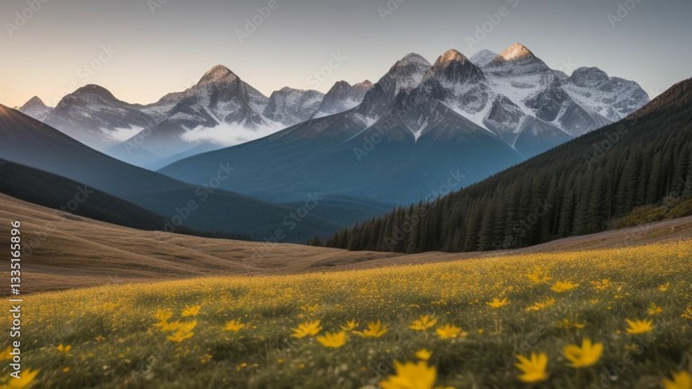 Fototapeta premium MONTAGNE
