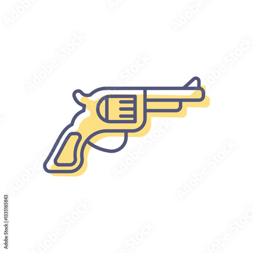Revolver  Vector icon