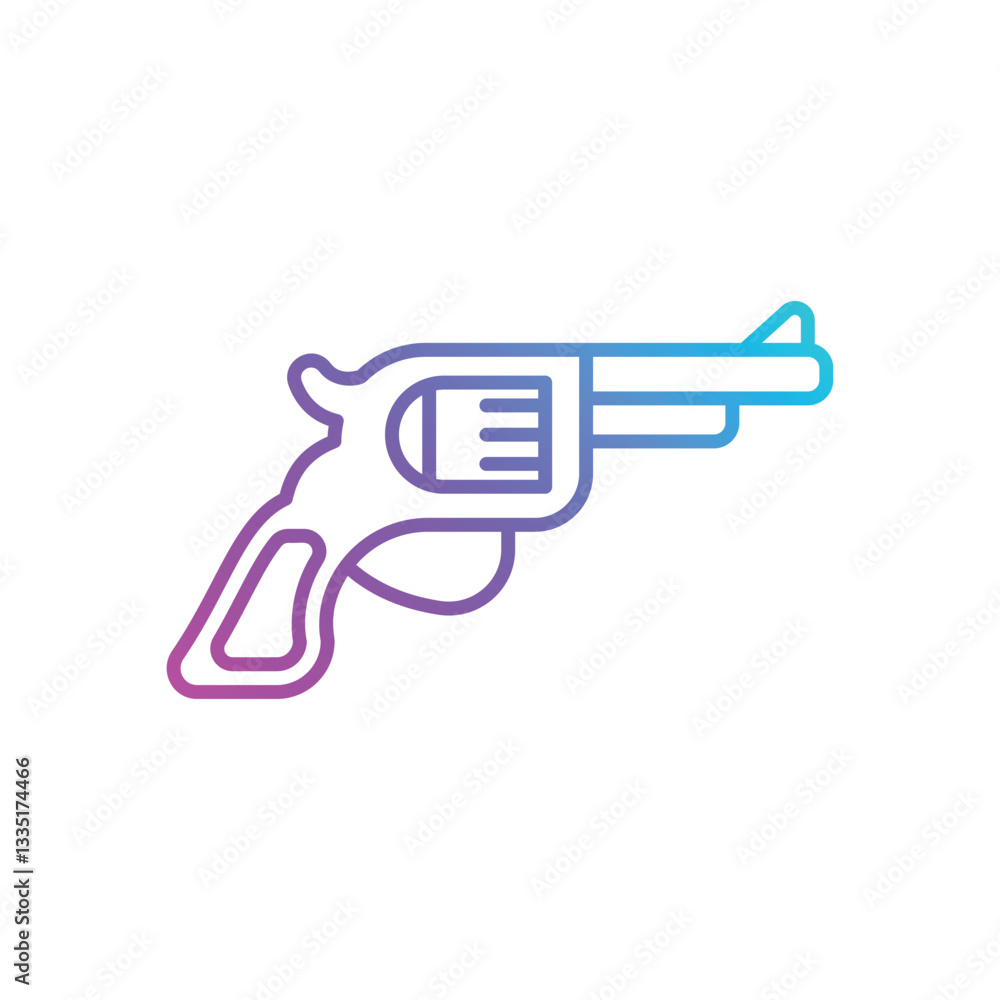 Revolver Vector icon Revolver Vector icon