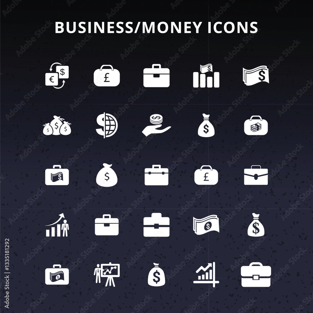 Business Money Icons Business Money Icons