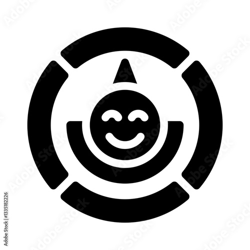 mood tracker glyph icon