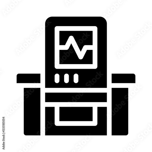 X ray glyph icon