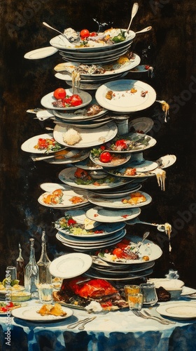 Mountain of Empty Plates, Binge Eating Disorder