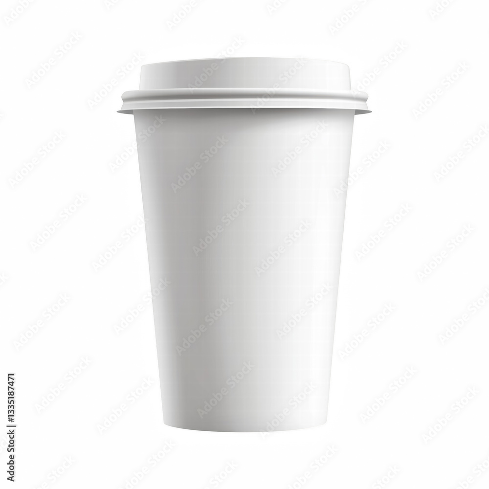 White disposable coffee cup with plastic lid, blank paper cup for takeaway hot drinks, minimalist beverage container for branding and café use isolated on transparent background. White disposable coffee cup with plastic lid, blank paper cup for takeaway hot drinks, minimalist beverage container for branding and café use isolated on transparent background.