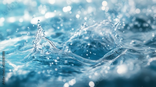 Stunning Water Splash: A Breathtaking Close-up of Water in Motion