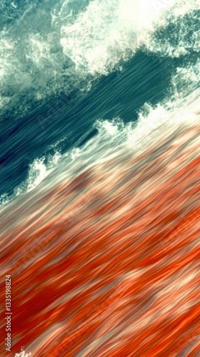 Abstract Water Flow: A Stunning Visual Representation of Nature's Energy