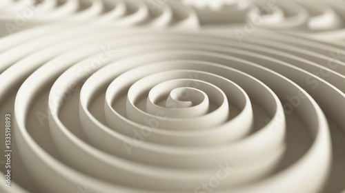 Abstract Architectural Spiral Forms - Intricate Geometric Structures