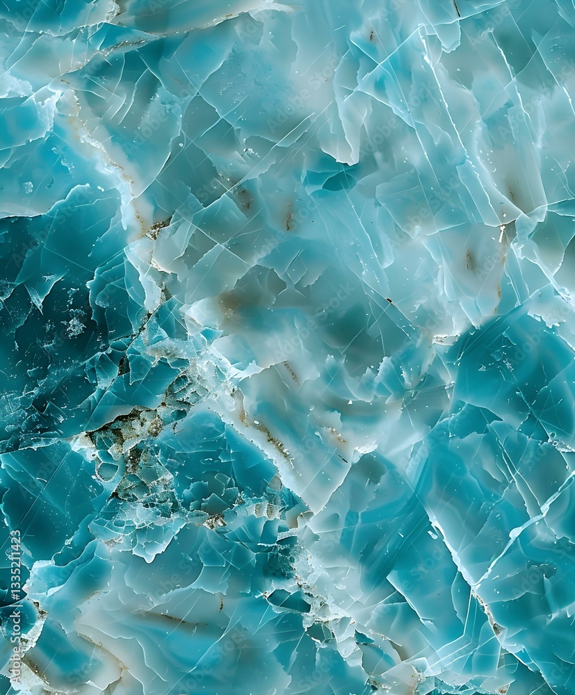 Obraz premium Marble Texture in cyan Tones. Classic Background