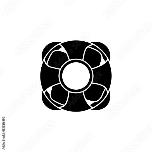 creative details Lifebuoy Icon vector illustration