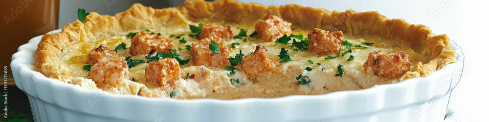 Savoring the Flavors of Florida Shrimp Pie in a Cozy Coastal Kitchen Savoring the Flavors of Florida Shrimp Pie in a Cozy Coastal Kitchen