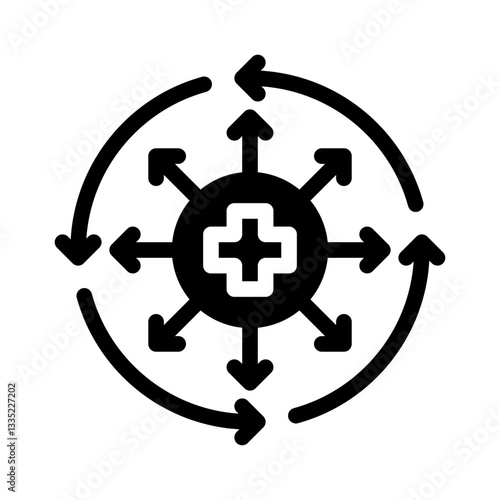 network coverage glyph icon