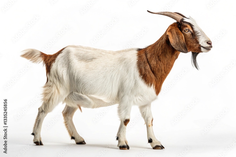 Fototapeta premium boer goat isolated on white background