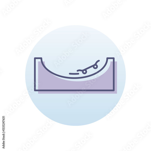 ramp Vector icon