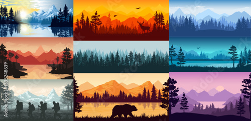 Scenic landscapes showcasing nature's beauty