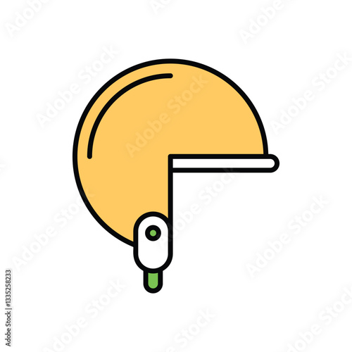 Helmet Vector icon