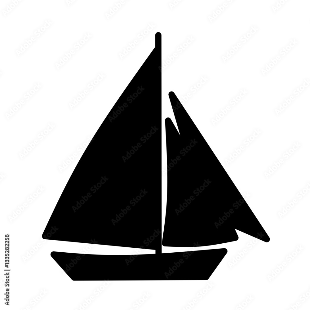 vector yacht icon vector yacht icon