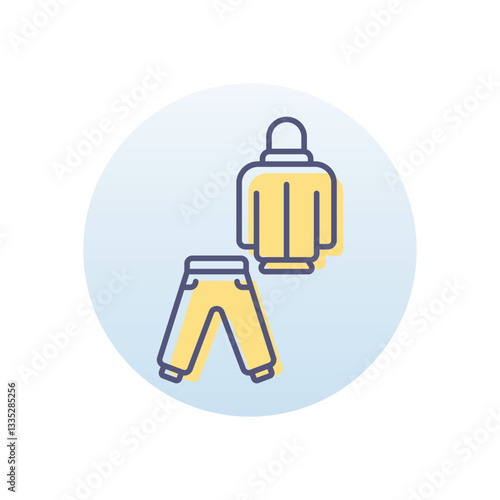 Ski Accessory Vector icon