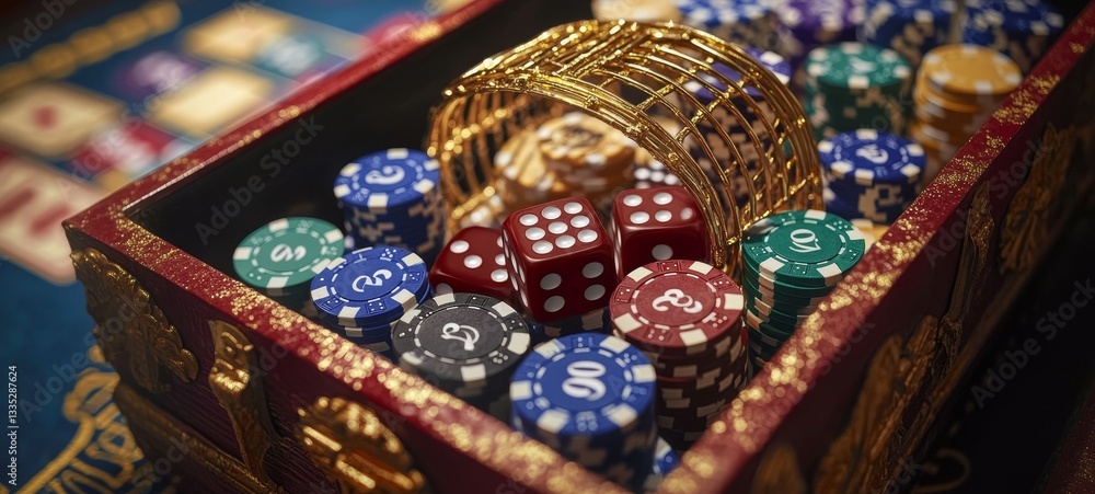 Golden Cage of Chips, Gambling Disorder Golden Cage of Chips, Gambling Disorder