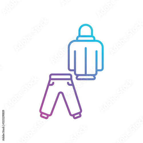 Ski Accessory Vector icon