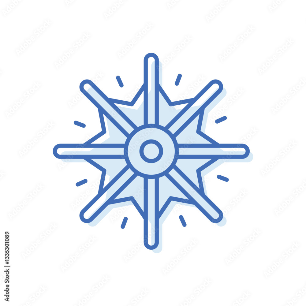 Snow Vector icon Snow Vector icon