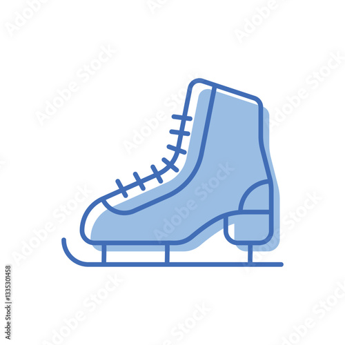 Ice Skating Vector icon