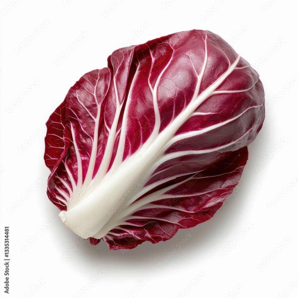 Obraz premium Fresh Red Radicchio Head