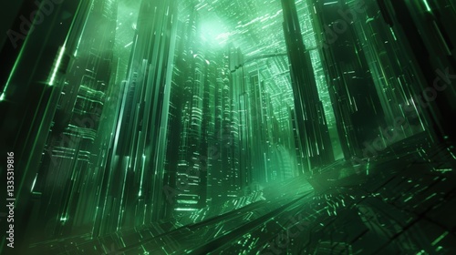Exploring a Futuristic Green Cityscape