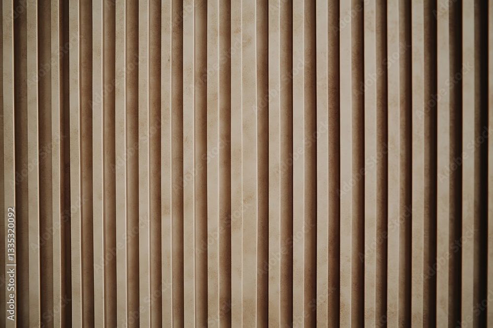 Obraz premium Striking Vertical Wood Panel Design