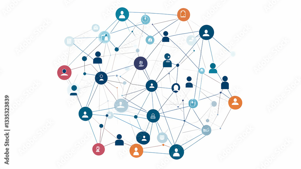 minimalist circular network diagram minimalist circular network diagram