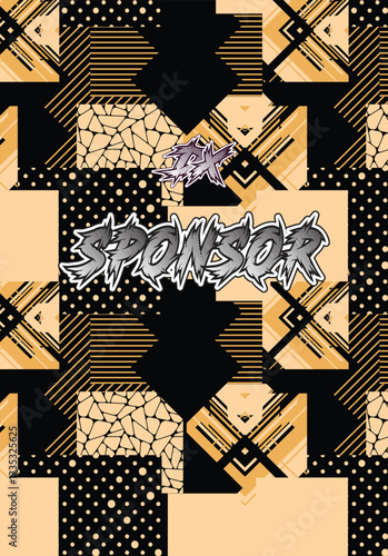 Vector jersey Background design for sublimation sport t shirt design