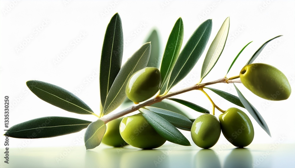 Obraz premium olive branch close up
