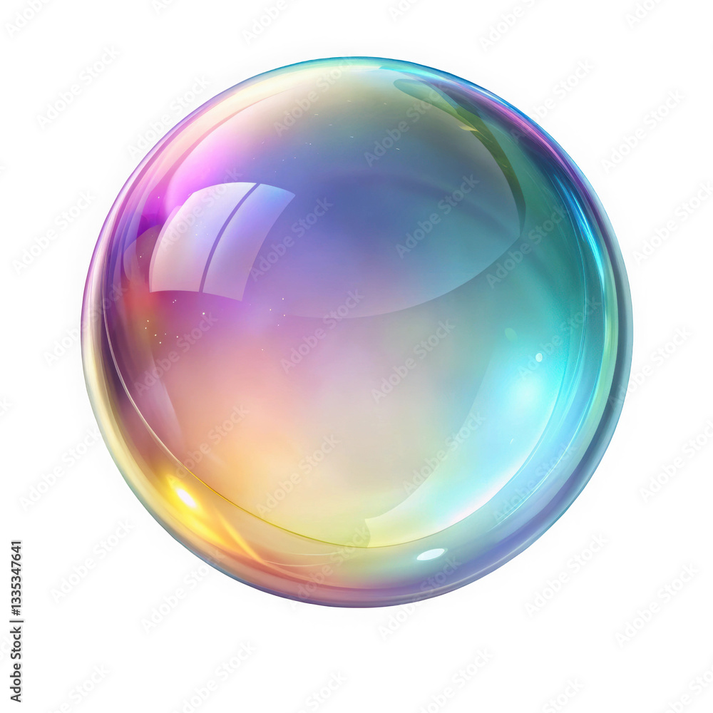 A vibrant soap bubble reflecting a spectrum of colors, showcasing iridescent hues of pink, blue, and yellow. A vibrant soap bubble reflecting a spectrum of colors, showcasing iridescent hues of pink, blue, and yellow.