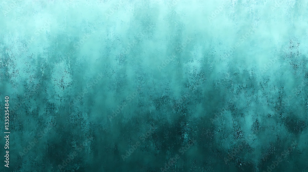Obraz premium A textured gradient background of varying teal and turquoise colors