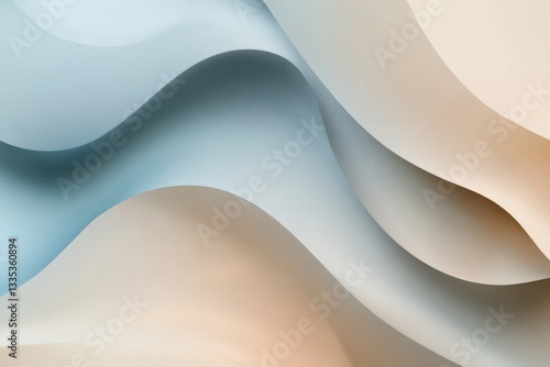 Wallpaper Mural Gray-blue and beige grainy gradient background with noise texture Torontodigital.ca