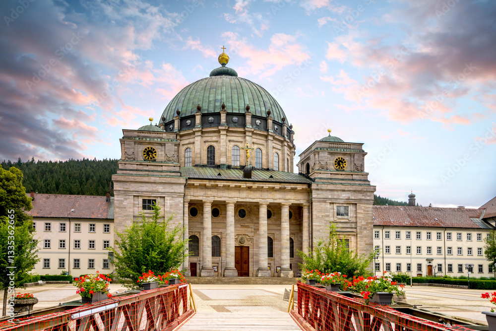 Obraz premium Altstadt, Sankt Blasien, Schwarzwald, Germany
