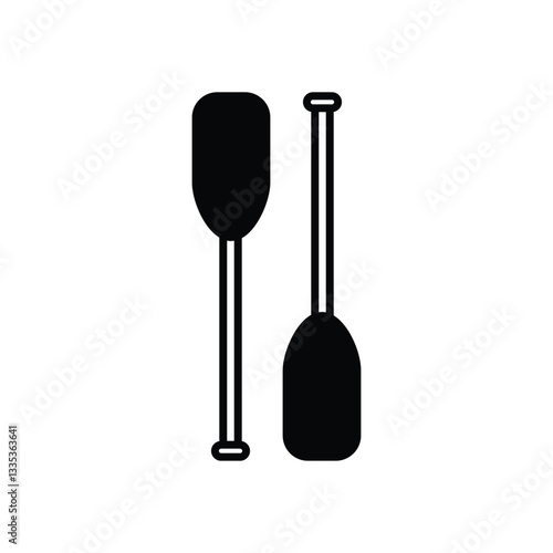 Oar Vector icon