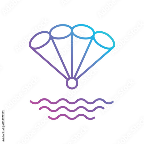Parachuter Vector icon