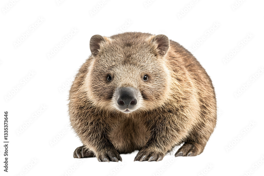 Fototapeta premium Cute Isolated Possum Portrait