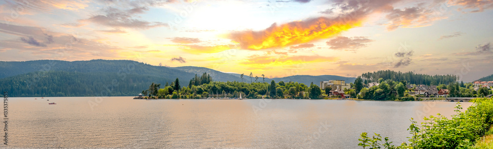 Obraz premium Schluchsee, Schwarzwald, Deutschland 